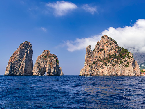 Naples Italy Faraglioni Rocks Cruise Trip Booking