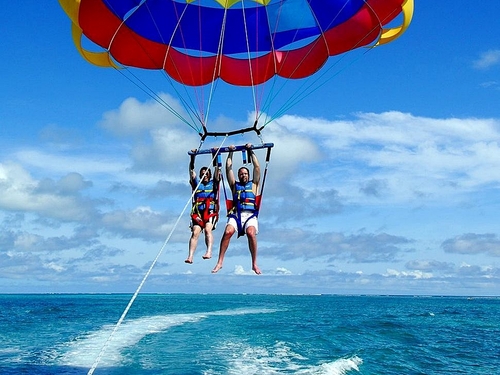 Freeport beach parasailing Shore Excursion Booking