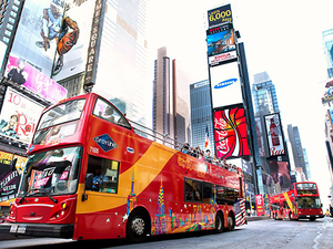 New York Downtown or Uptown Hop On Hop Off Sightseeing Excursion