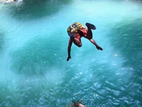 Jamaica Ocho Rios Blue Hole, Dunn's River Falls, Lunch and Cocktails at Reggae Hill Tour Prices