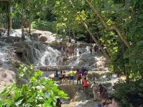 Ocho Rios Ocho Rios Blue Hole, Dunn's River Falls, Lunch and Cocktails at Reggae Hill Trip Prices