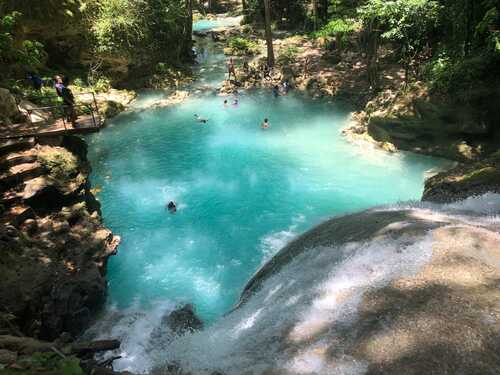 Ocho Rios Ocho Rios Blue Hole, Dunn's River Falls, Lunch and Cocktails at Reggae Hill Tour Reviews