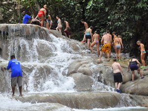 Ocho Rios Highlights, Shopping and Dunn's River Falls and Jamaican Lunch Excursion