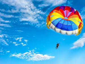 Parasailing from Allegro Resort Cozumel