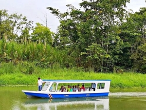 Puerto Limon Cahuita National Park, Tortuguero River Cruise, and Banana Plantation Nature Combo Excursion