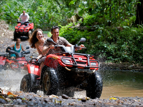 Puntarenas Private Jungle and River ATV Adventure and Crocodile Boat Excursion