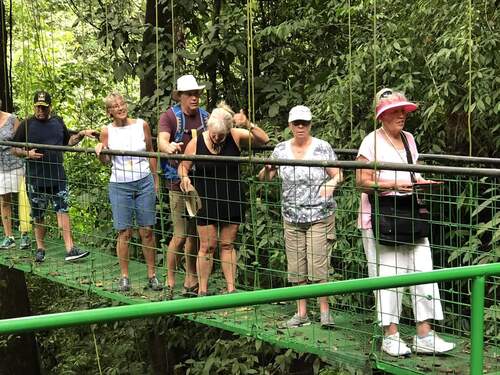 Puntarenas Private Rainforest Treetop Skywalk and Tarcoles River Cruise Excursion