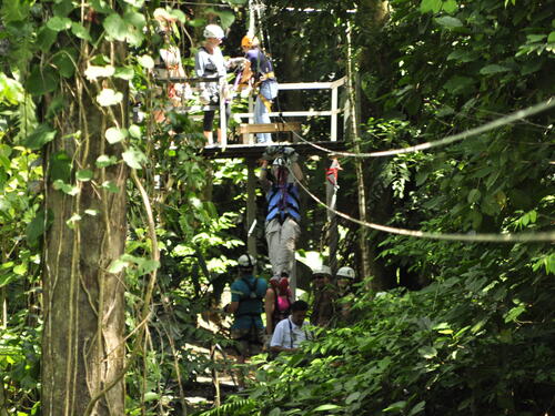 Puntarenas Private Zipline Canopy Adventure and Boat Safari Excursion