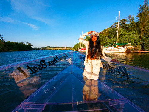 Roatan Clear Boat, Snorkeling, and Private Beach Club Excursion