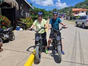 Roatan E-Bike, Food Tasting, and Beach Adventure Excursion