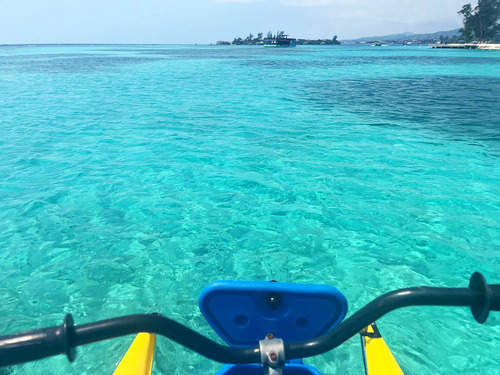 Roatan Hydrobike, Reef Snorkeling, Monkeys & Sloth Hangout with Beach Break Excursion