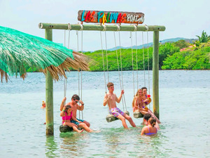 Roatan Mangrove Tunnel with E-Bike Adventure, Food Tasting, and Beach Break Excursion