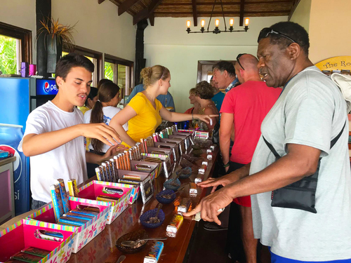 Roatan Private Chocolate Rum Cake Factory, Sightseeing, Monkey and Sloth, and Beach Excursion