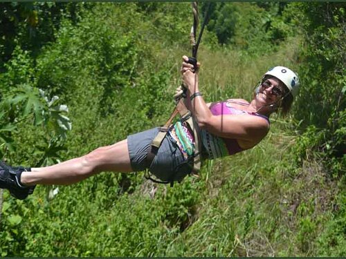 Roatan Zipline and Little French Key Beach Break Excursion