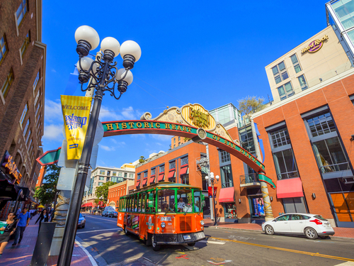 San Diego  California Horton Plaza trolley Shore Excursion Booking