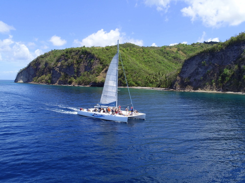 St. Lucia (Castries) morne coubaril estate catamaran Tour Prices
