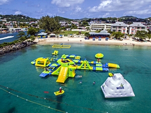 St. Lucia Ocean Splash Island Water Park Day Pass with Transfer