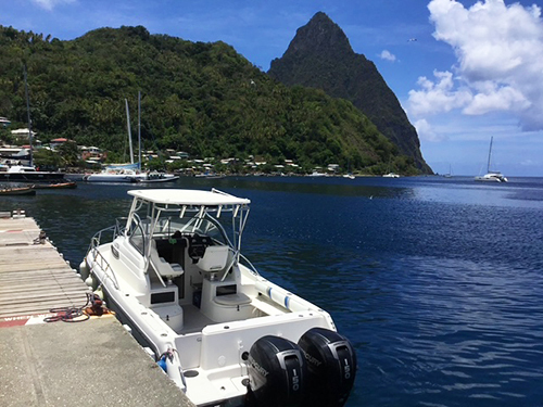 St. Lucia Private All Inclusive Speedboat to Soufriere, Mud Bath, and Beach Adventure with Lunch
