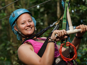 St. Lucia Super Combo Aerial Tram, Trail Hike, and Canopy Zip Line Excursion