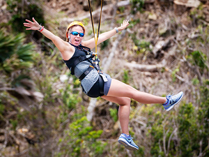 St. Maarten Sky Explorer and Sentry Hill Zip Line Excursion