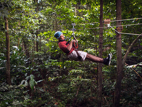 St. Lucia Rainforest Adventure Canopy Zip Line Excursion - St. Lucia ...